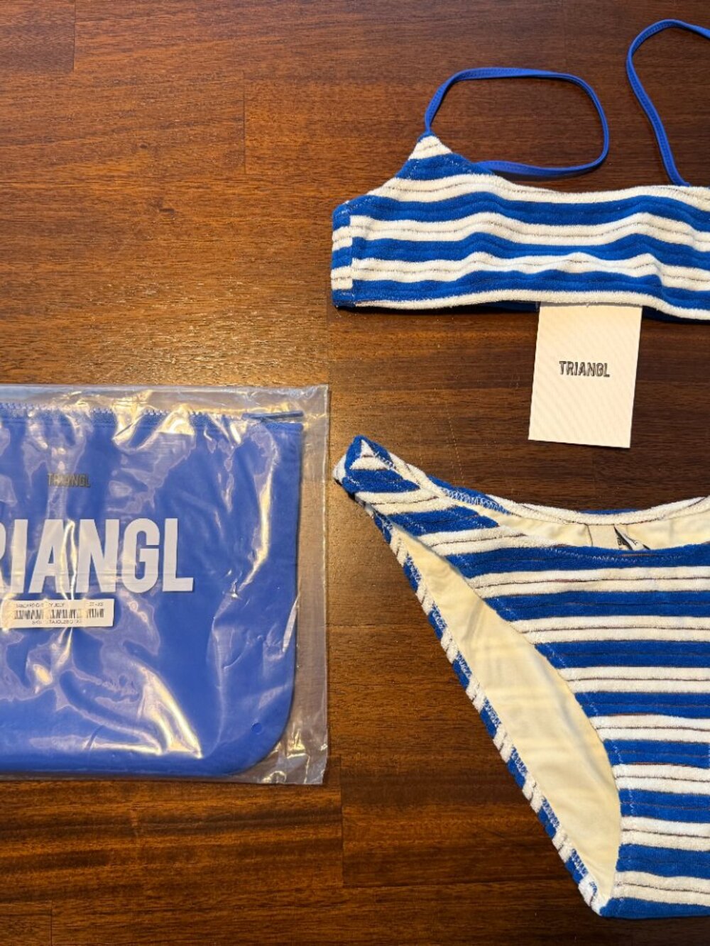 Triangl MICA - JOLY TERRY TOWELLING CROP BIKINI SET XS set - Picture 3 of 5